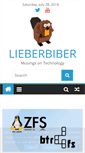 Mobile Screenshot of lieberbiber.de