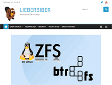 Tablet Screenshot of lieberbiber.de